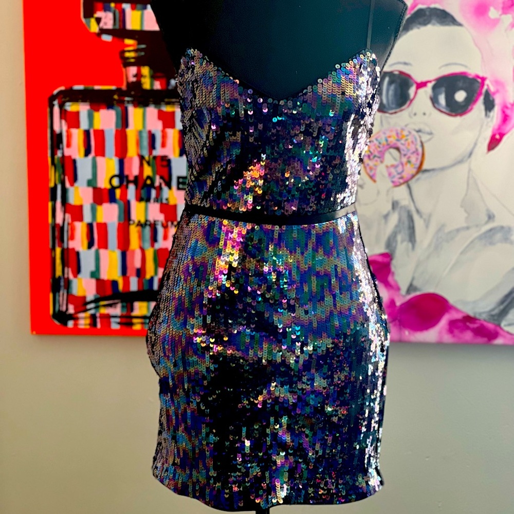Sequins Mini Dress